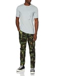 G-STAR RAW Men's Roxic straight tapered cargo pant, Green (capulet olive tape camo D17530-C313-B812), 26W / 30L