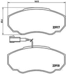 Bromsbelägg Brembo - Fiat - Ducato. Peugeot - Boxer. Citroen - Jumper