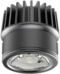 Dynamic, Indbygningslampe, 9W, LED, 1000 lumen/3000 kelvin, aluminium, metal, Ø56xH51mm