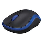 Logitech m185 souris bureau ambidextre rf sans fil optique 1000 dpi