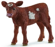 SCHLEICH - Figurine de l'univers des animaux de la ferme - Veau Texas Longhor...