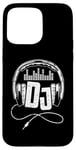 iPhone 15 Pro Max Headphones Funny DJ Disc Jockey Music Player Dad Mens Case