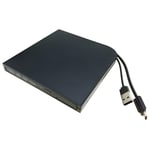 External Blu-ray BD Player Laptop PC DVD RW Burner Drive USB Type C Dual Cable