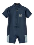 Alessi Shortsleeve Wetsuit Baddräkt Badkläder Navy Liewood