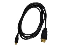 Art Al-Oem-38 - Hdmi-Kabel Med Ethernet - Mikro Hdmi Han Til Hdmi Han - 1.8 M