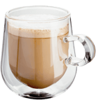 Judge 2 Piece Double Wall 275ml Latte Glass Coffee Cup Set