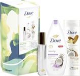 Dove Blissfully Relaxing Body Collection with Home Fragrance Spray 3 Piece Gift
