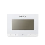 Garza - Thermostat numérique programmable pour chaudière et Chauffage, Chronothermostat régulateur de température Tactile., Blanc, 20 x 80 x 120 millimètres