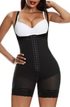 YIANNA Gaine Ventre Plat Femme Invisible Amincissante Body Gainant Sculptant Shapewear Bodysuit Fajas Colombianas Shaper Combinaison Noir XS 7243