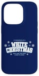 iPhone 14 Pro Dreaming Of A White Christmas Lyric Bing Crosby Case