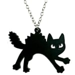 Halsband Katt Svart Katt Halloween Wicca Pagan Svart