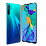 Mobile Phone, P30pro (2020) Android 10.0 SIM Free Smartphone Unlocked with 6.3 Inch Touch Display, 2 Card Slots, 6GB Ram 128GB Storage, 24MP Rear camera 13MP Front camera, Face ID, blue