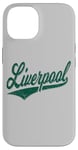 Coque pour iPhone 14 Liverpool England Varsity SCRIPT Maillot de sport classique