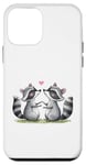 iPhone 12 mini Valentines Day Racoons Love Animal Cute Mens Womens Kids Case