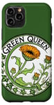 Coque pour iPhone 11 Pro Green Queen Illustration Jardiniers