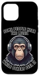 iPhone 12/12 Pro Monkey Headphones Music Lover Design Case