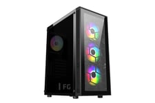 Fcomputer Shogun V Gaming Dator - Intel i5 14400F - 32GB DDR5 - RTX 4070 12GB - 1TB SSD M.2 - Windows 11 installerat och klart att användas.