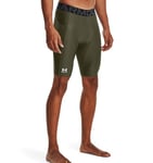 Under Armour Men's UA HG Armour Long Shorts, Lightweight Men's Running Shorts, Sweat-Wicking and Quick-Drying Base Layer, Compression Shorts for Men