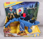 Imaginext Jurassic World Dominion Stegosaurus & Dr Grant Playset Brand New