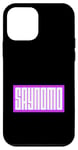 Coque pour iPhone 12 mini Violet Saynomo (Say No More) Purple Graphic