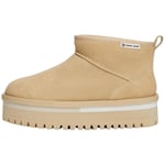 Bottines Tommy Jeans  Bottines femme  Ref 63693 Beige