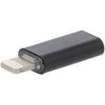 Adaptateur prise Lightning usb c Femelle noir Cablexpert