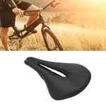 155mm Bicycle Saddle Carbon Fiber Leather Saddle Durable Dual Spring For Roa