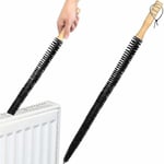 Radiatorborste - Med långt flexibelt trähandtag - Mjuk borste borste2pcs  (FMY)