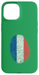 Coque pour iPhone 15 France C'est dans mon ADN France empreinte digitale