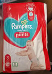 Pampers Baby-Dry Nappy Pants Size 3, 44 Nappies, 6-11 kg