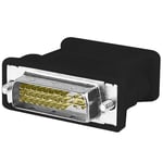 Convertisseur de signal adaptateur d'écran Dvi-I mâle vers VGA Dual-Link 24+5...