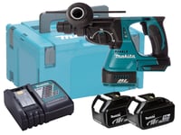 Makita 18V Brushless 3-Mode SDS+ Hammer Drill - DHR242RTJ - 5.0Ah Pack