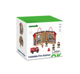 Tooky Toy TK489 Wooden Foldable Fire Station