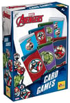 Liscianigiochi - Jeu de Cartes Avengers - Jeu de Société - Cartes Géantes - Nombreux Jeux - A Jouer en Famille ou entre Amis - 2 Joueurs ou Plus - Pour Enfants à Partir de 7 ans