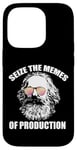 Coque pour iPhone 14 Pro SÉIZE THE MEMES OF PRODUCTION Funny Karl Marx Communist Meme