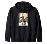 Bob Cratchit & Tiny Tim Zip Hoodie