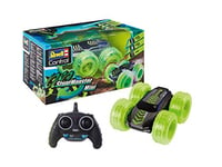 Revell Control 23509 Remote Control Stunt Car "1080 Stunt Monster Mini" With Precise 2.4 GHz Control, Flips, 360 Spins, Crazy Stunts, 15.7cm in length, Black/Green