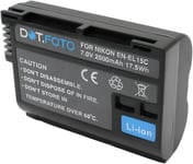 EN-EL15, EN-EL15b, EN-EL15c Premium Grande Capacité 7.0v / 2500mAh Batterie Rechargeable pour Nikon D850, D7500, Z 6, Z 7, Z 8, Zf