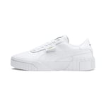 Puma Womens Cali Trainers - White - Size UK 3.5