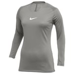 NIKE AV2610-057 Dri-FIT Park First Layer T-Shirt Women's Pewter Grey/White Size XL