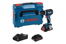 Bosch GSB 18V-90 C Professional - slagborr/skruvdragare - sladdlös - 2 batterier, laddare medföljer