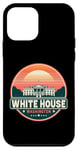 Coque pour iPhone 12 mini White House Washington Souvenir rétro coucher de soleil