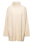 Retreat Polo Dress Tops Knitwear Turtleneck Cream A Part Of The Art