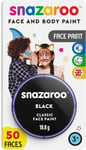 Snazaroo Classic Face and Body Paint for Kids and Adults, Bright Green Colour,