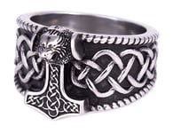 Northern Viking Jewelry Thorin Vasara Celtic Knot ring NVJSO030