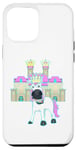 Coque pour iPhone 12 Pro Max Conte de fées rois licorne couronne figurine de conte de fées château roi