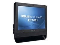 ASUS EeeTOP ET1611PUT-B0650 Lecteur de Carte SD Intel Atom D425 1800 39,6 cm 15,6 Z Single Touch Anti-reflet 2 Go DDR3 320 Go sans OS Noir