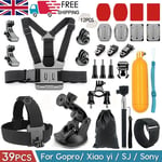 GoPro Accessories Set Kit 39 in 1 for Gopro Hero 8 7 6 Monopod Head Chest Strap