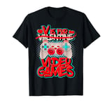 V Is For Video Games Funny Valentine Day Gamer Boy Men Gifts T-Shirt