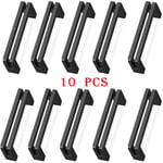 10Pcs poignée meuble entraxe 96mm poignée porte cuisine noire poignee barre meuble poignee de cuisine noire pour Portes, Fenêtres, Tiroirs, Armoires,